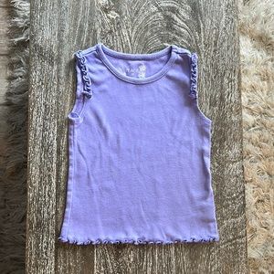 2/$16  100% cotton lavender 3T top